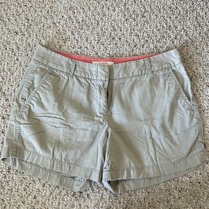 Khaki j crew shorts
